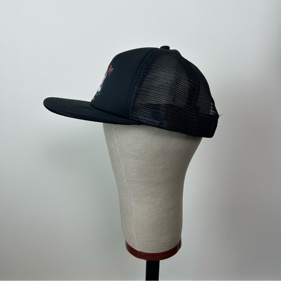 Line Skis Black Trucker Hat with Skull Palm Design - Picture 5 of 7